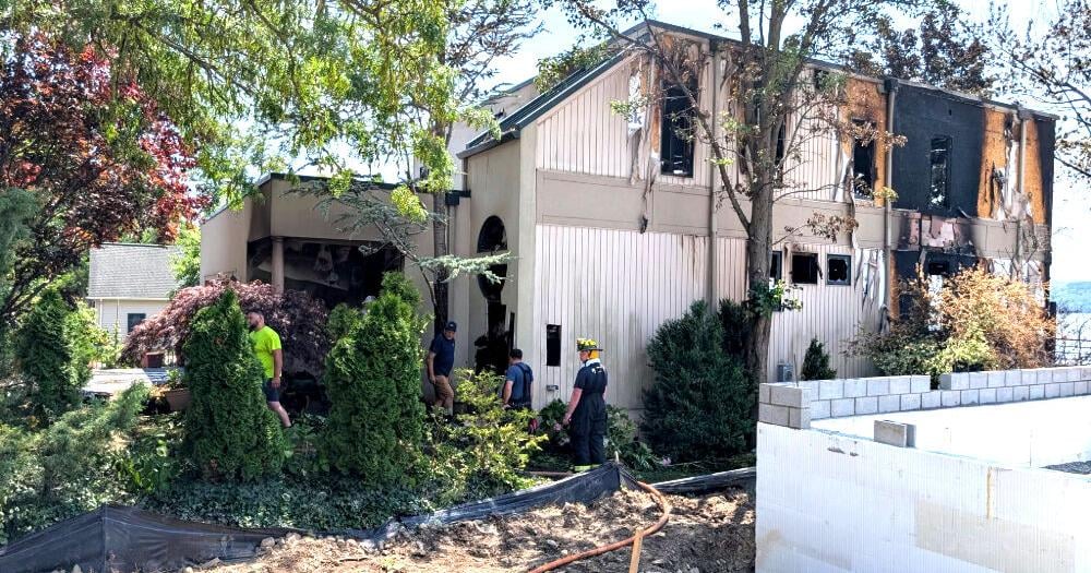 Gorham home severely damaged in Friday morning fire; one firefighter injured