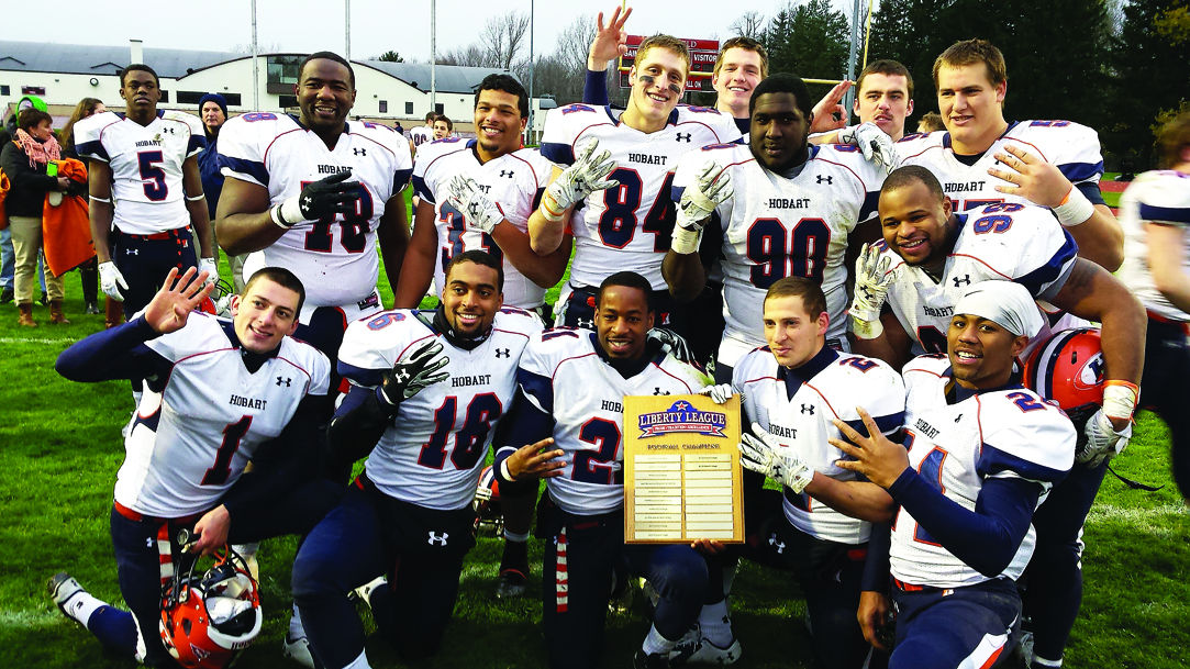 COLLEGE FOOTBALL McCool's kick gives Hobart Liberty League title
