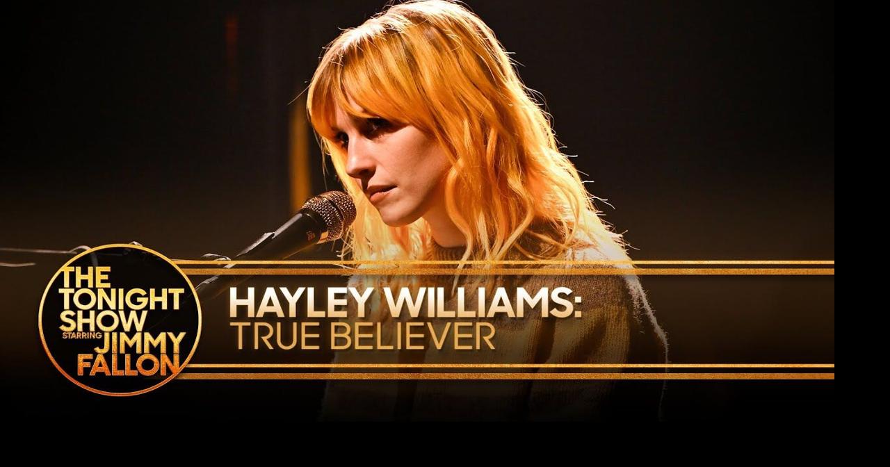 Hayley Williams True Believer The Tonight Show Starring Jimmy Fallon