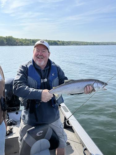 Vertical Jig Fishing Lake Trout (Lake Michigan)! 