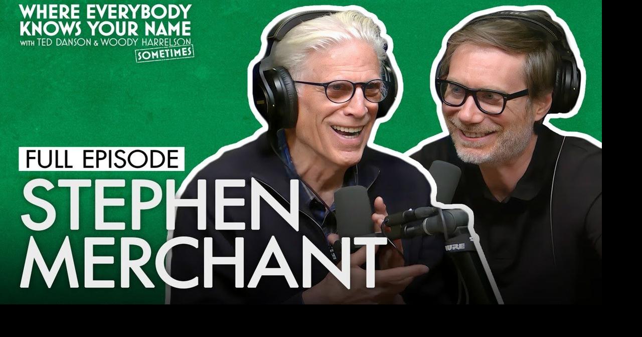 Ted Danson Talks To "The Office UK" Co-Creator Stephen Merchant | Where Everybody Knows Your Name
