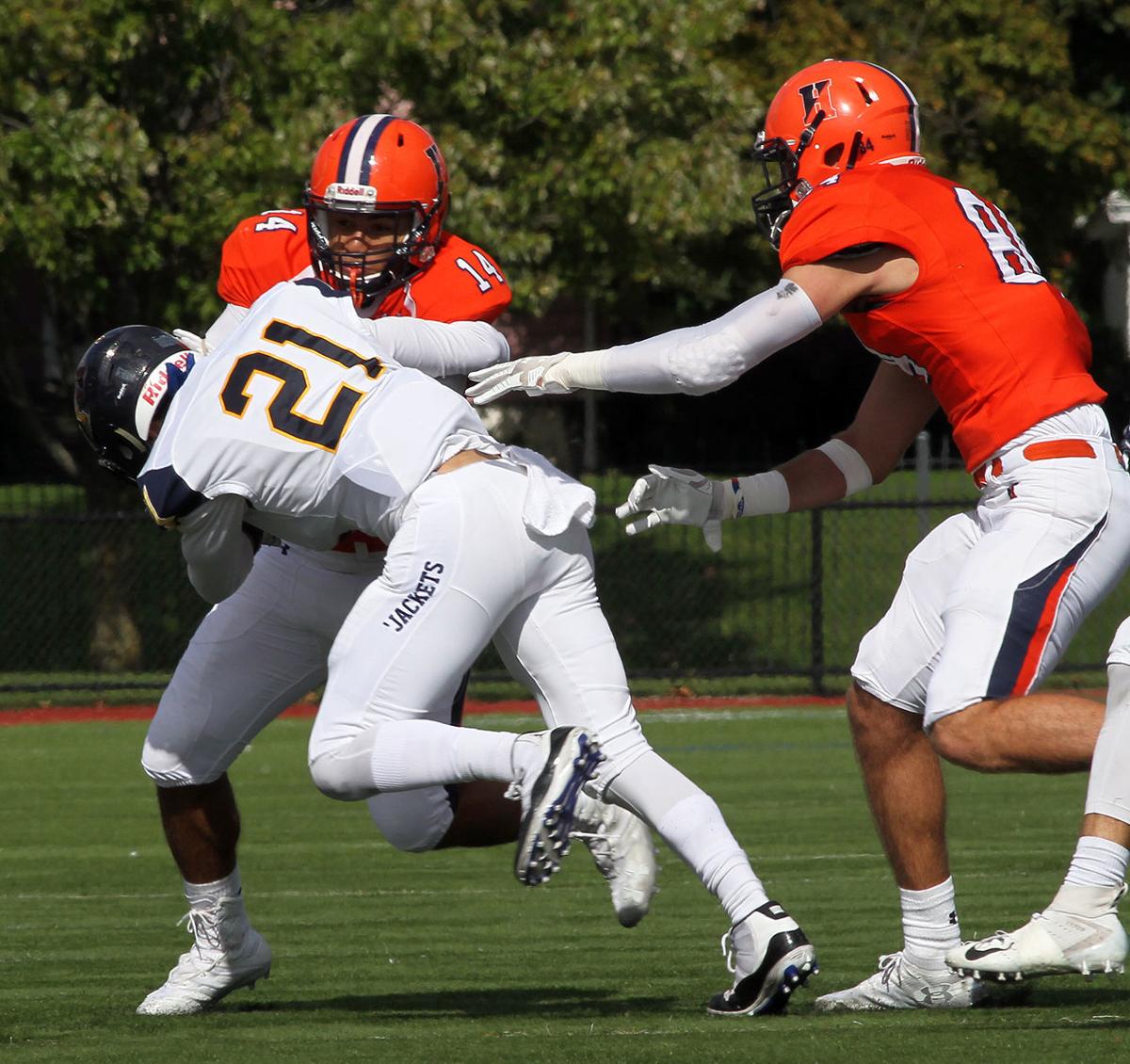 COLLEGE FOOTBALL Hobart takes the sting out of Yellowjackets Sports