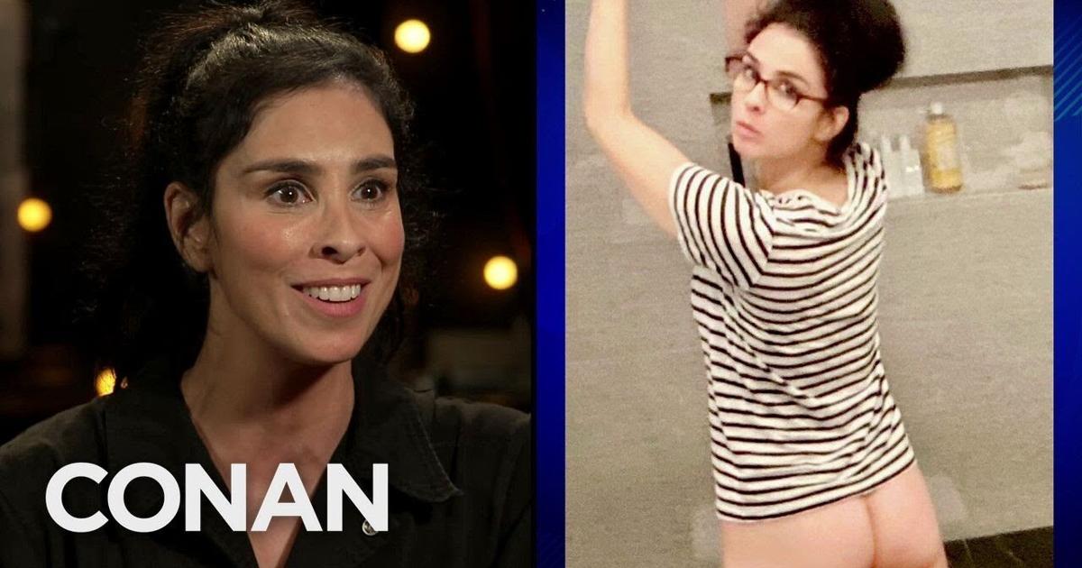 Sarah Silverman Is Using Her Butt To Get Podcast Subscribers CONAN On sarah-silverman-is-using-her-butt-to-get-podcast-subscribers-conan-on