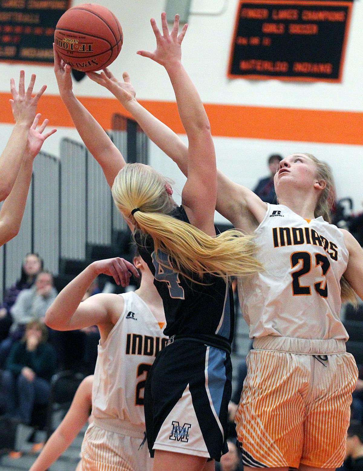 Girls Basketball Midlakes Edges Waterloo To Close Out Regular