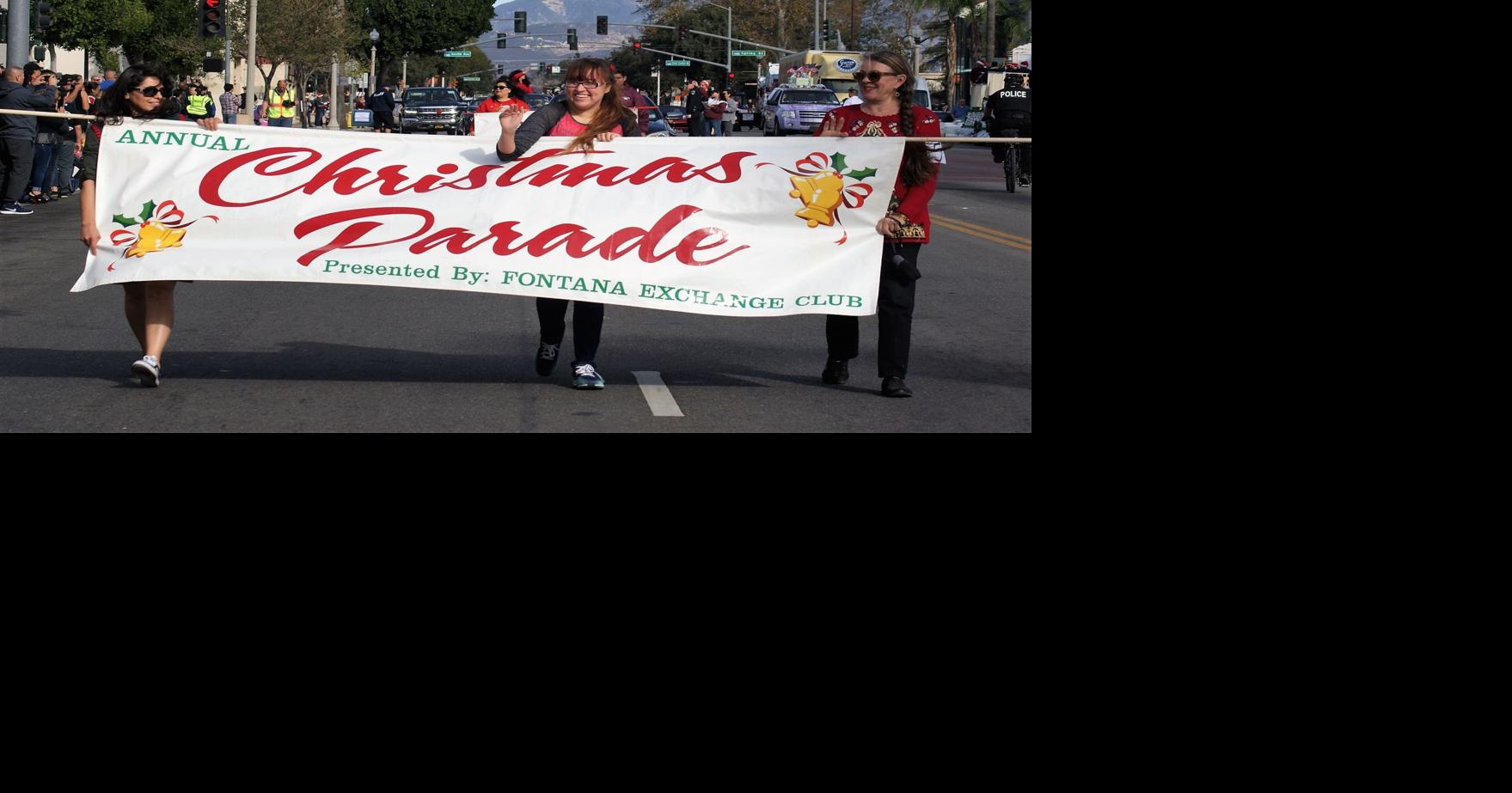 Sunny skies are in the forecast for Fontana Christmas Parade on Dec. 8