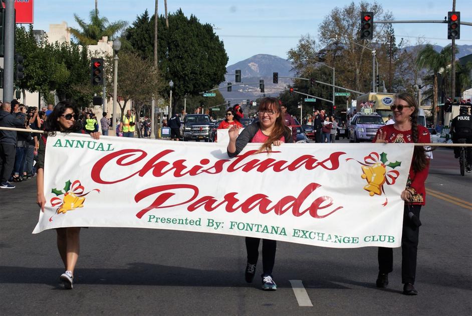 Sunny skies are in the forecast for Fontana Christmas Parade on Dec. 8