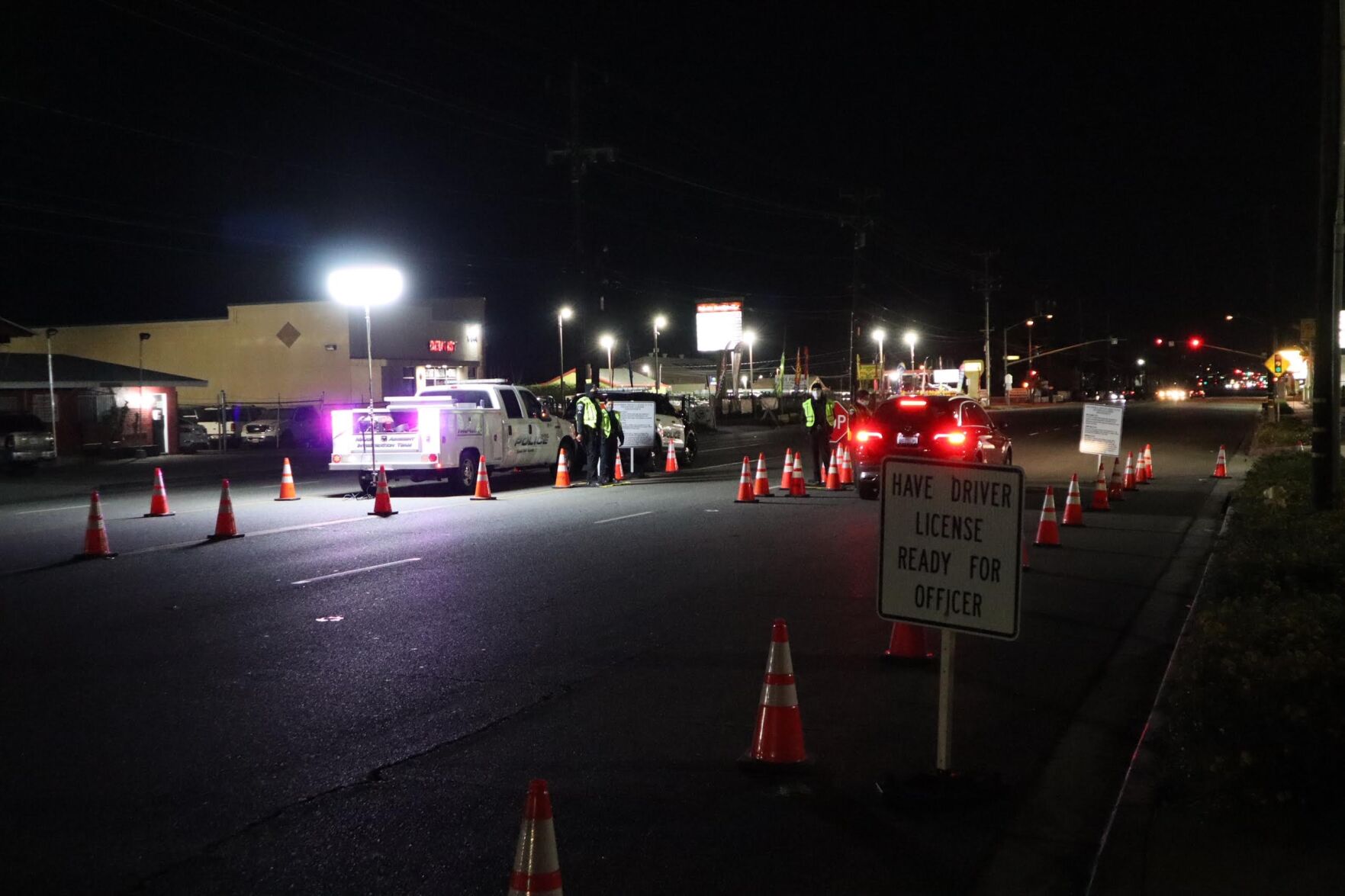 One person is arrested during DUI checkpoint in Fontana on Dec. 19 ...