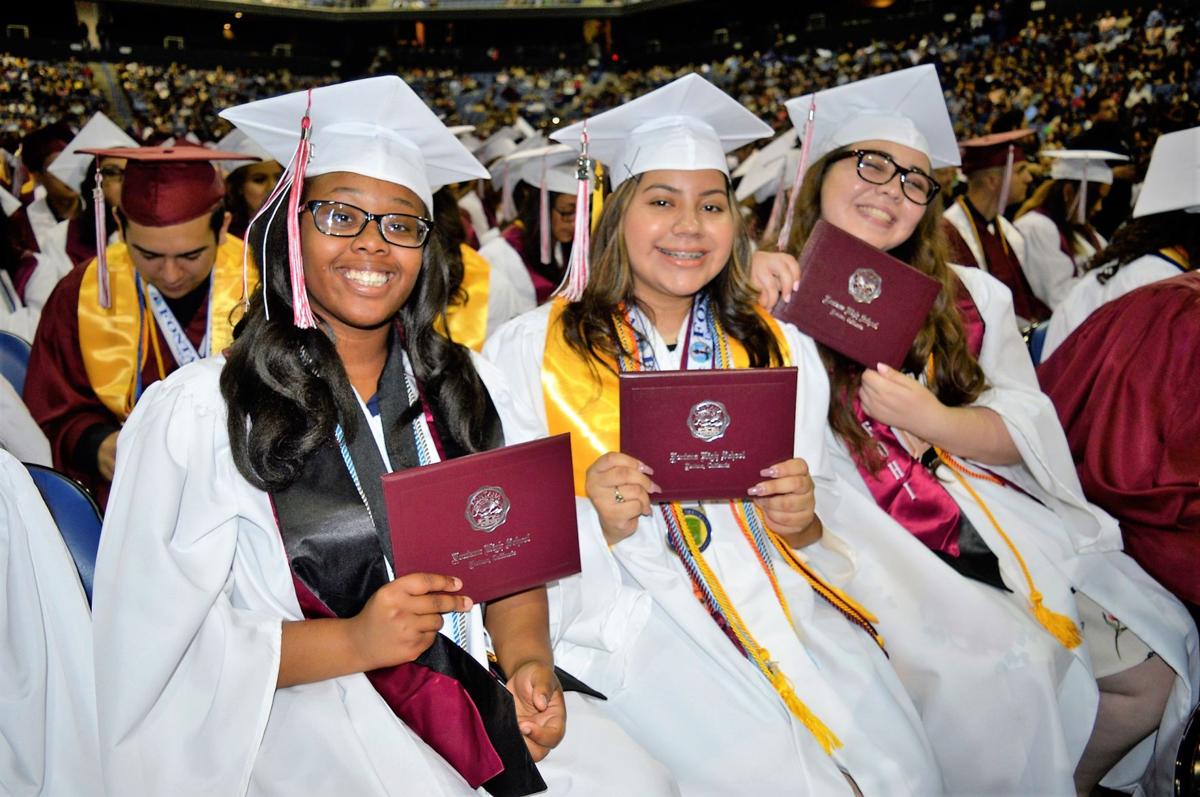 Fontana High School seniors are enthusiastic about graduating; see