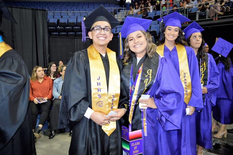 Members of Jurupa Hills High School Class of 2019 enjoy graduation
