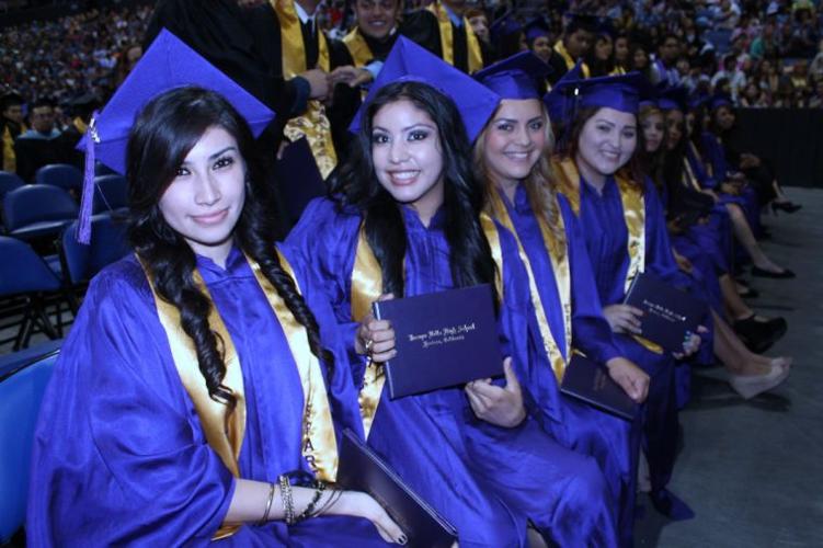 Jurupa Hills High School holds first graduation ceremony; see photo