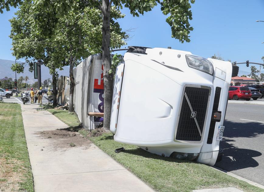 Accident involving semi-truck and trailer takes place in western