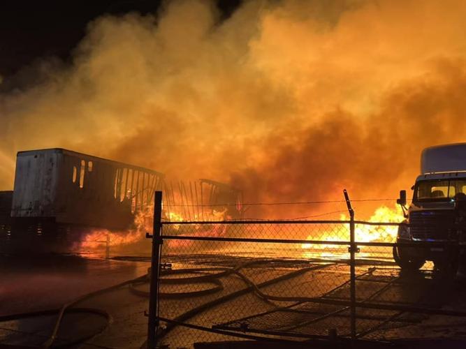 Four-alarm fire erupts at pallet yard in Fontana on July 13 | News ...