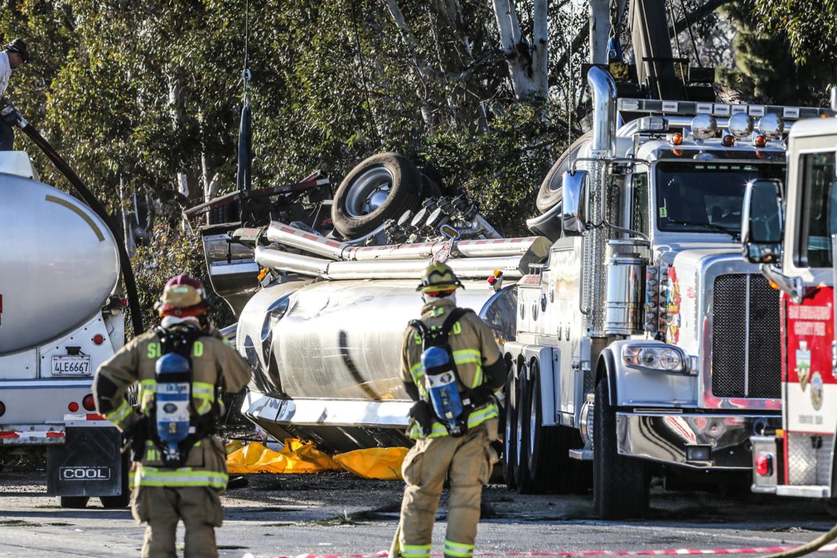 Accident shuts down Interstate 10 Freeway in Fontana on Feb. 4; all