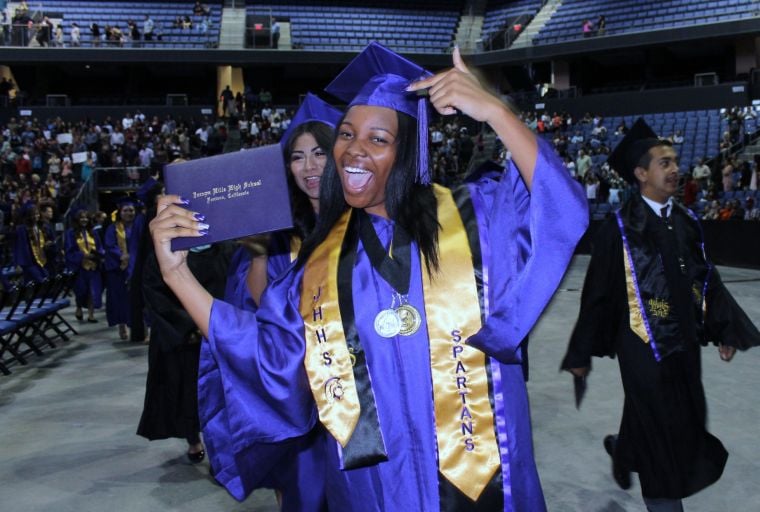 Jurupa Hills High School Holds First Graduation Ceremony; See Photo ...