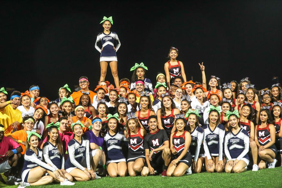 Miller, Summit cheer squads join together for performance at football
