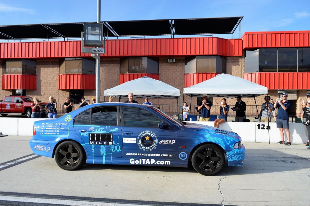 New World Record For Electric Vehicle Is Set At Auto Club Sdway The Phoenix Set A New World Record For Greatest Distance Covered By An Electric Vehicle Single Charge Non Solar On Oct 17 At Auto Club Sdway In