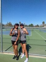 Two doubles teams perform well for Fontana A.B. Miller girls' tennis squad