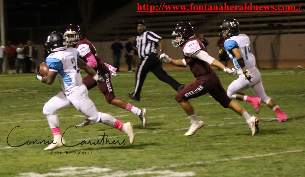 Results and schedules for high school football teams in Fontana