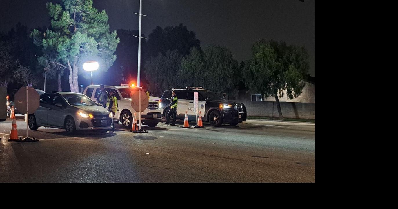Two persons are arrested during DUI checkpoint in Fontana on Nov. 17 ...