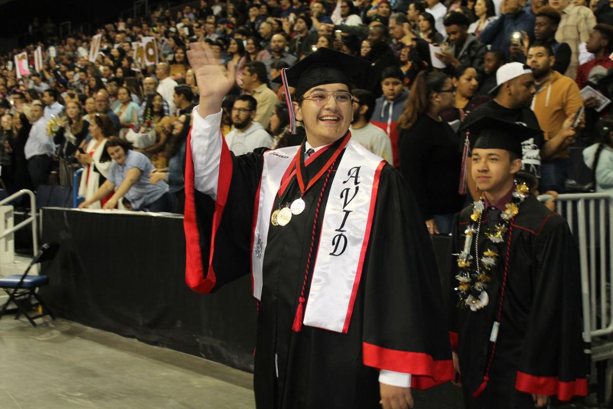 Fontana A B Miller High School Holds Graduation Ceremony