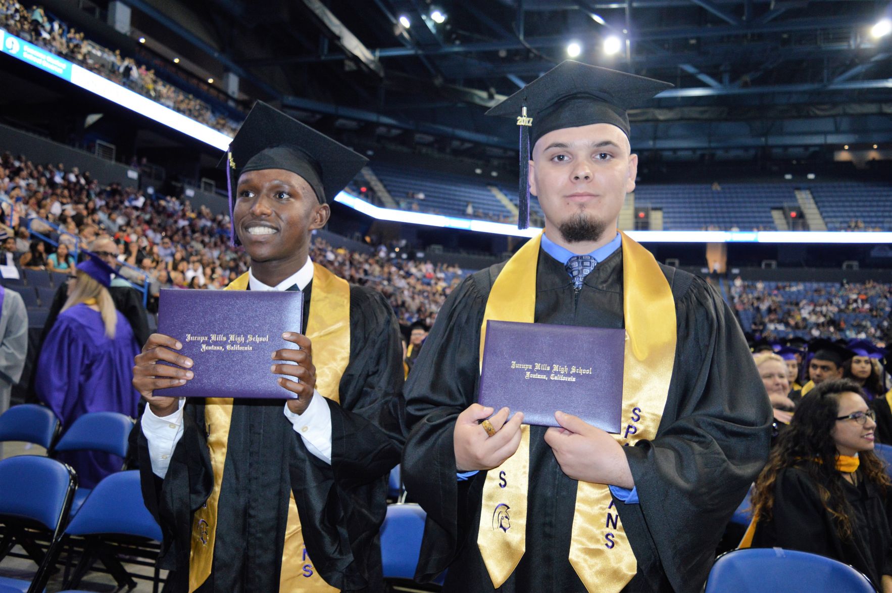 Jurupa Hills High School Seniors Are Enthusiastic During Graduation ...