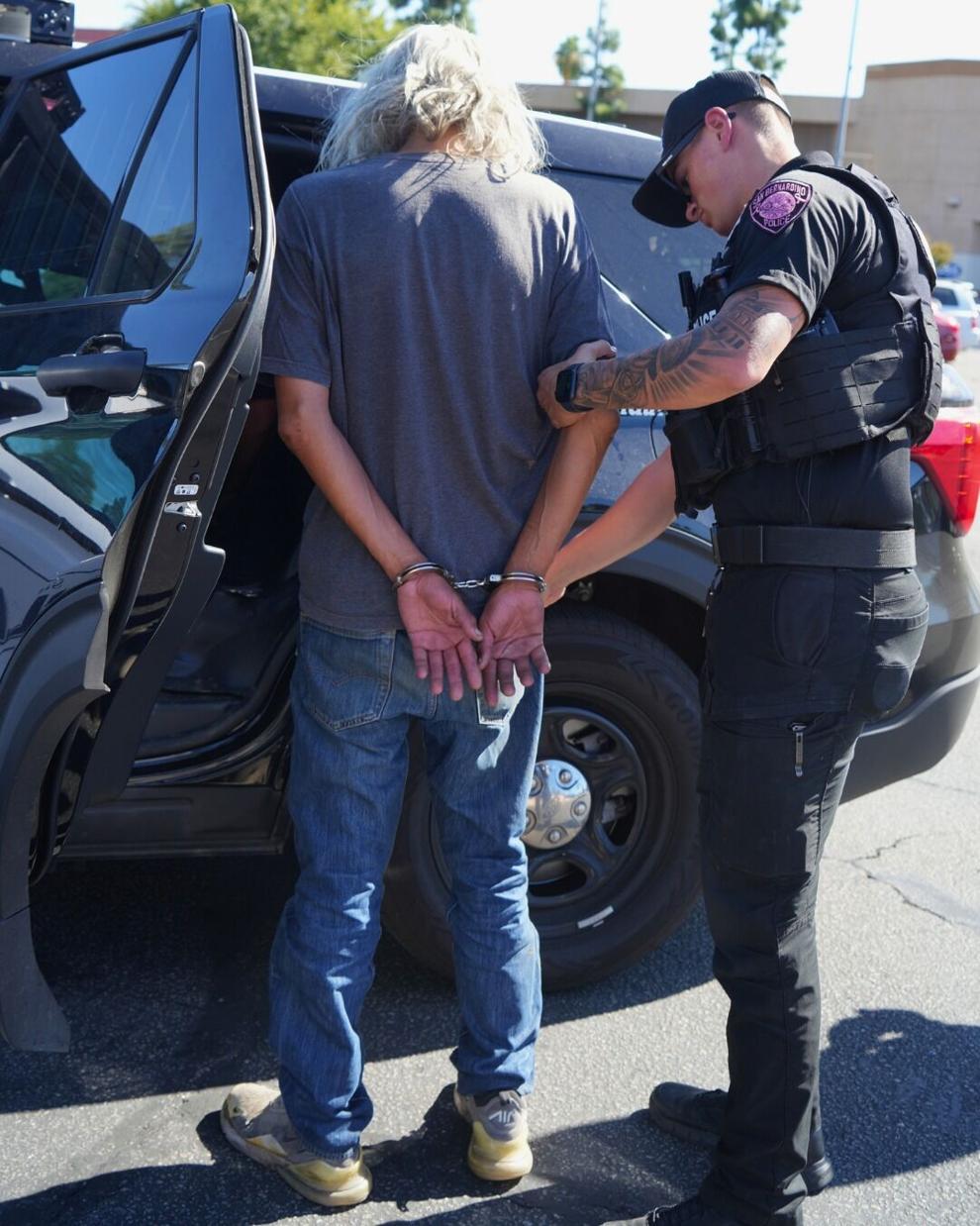 Man who was armed with kitchen knives is arrested in San Bernardino