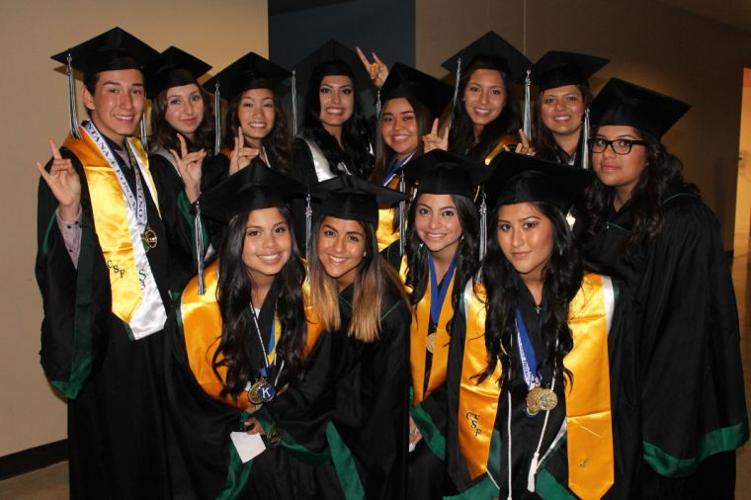 Kaiser High School seniors have fun during their graduation ceremony
