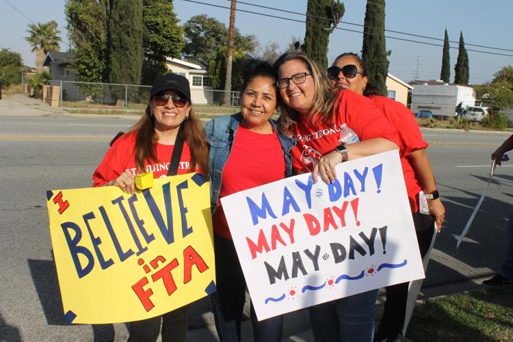 Union members in FUSD hold rally to urge district to provide fair ...