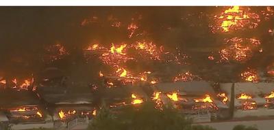 Huge Fire Engulfs Warehouse In Redlands Inland Empire News Fontanaheraldnews Com