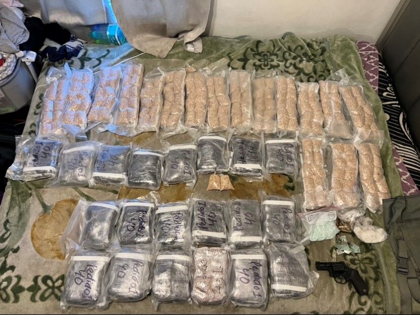 Traffic stop leads to seizure of more than 100 pounds of fentanyl pills ...