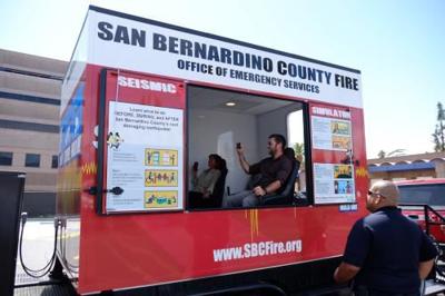 San Bernardino County rolls out its new Seismic Simulator earthquake