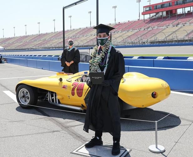 Kaiser High School's graduates celebrate their and look
