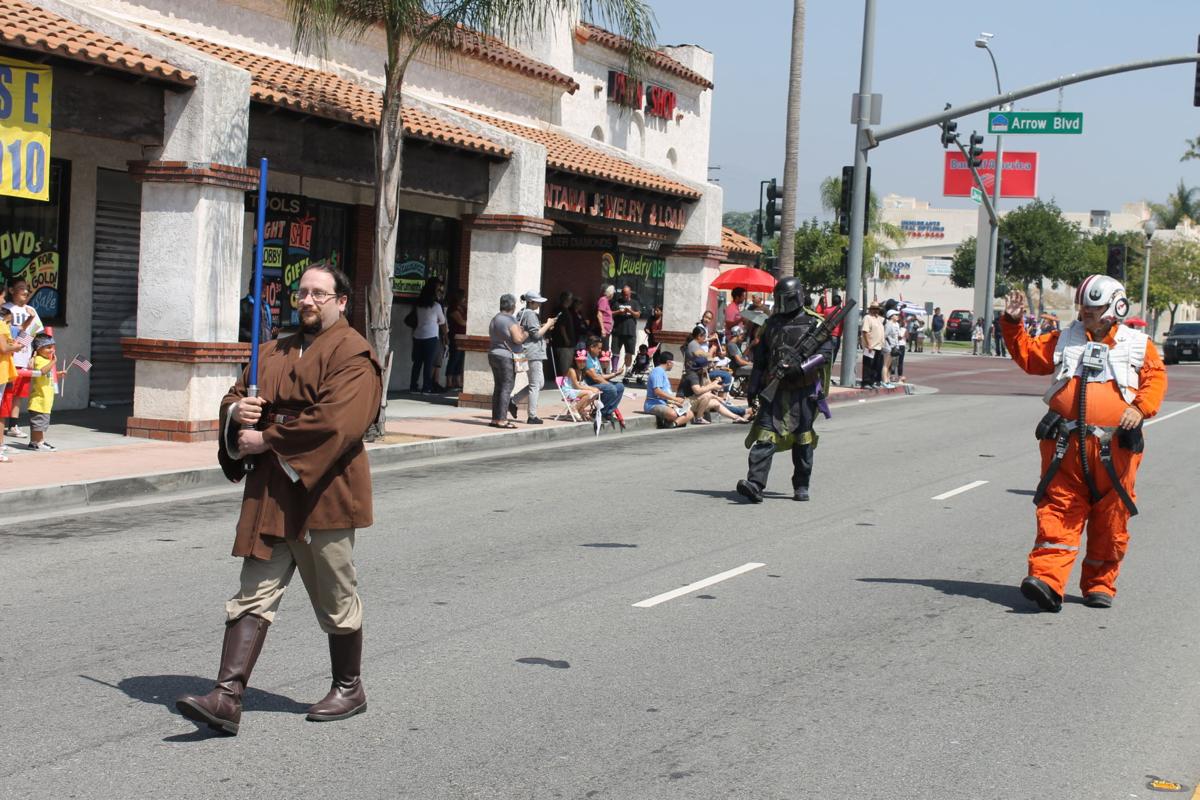 Residents get inspired by 'Star Wars' theme during Fontana Days Parade