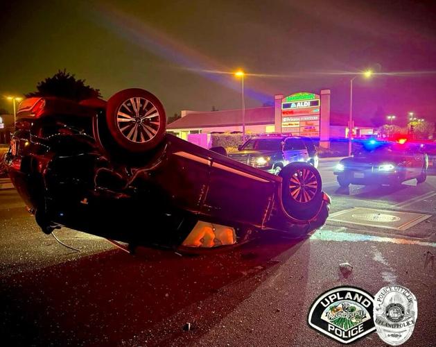 Woman is arrested on DUI charges after crashing her vehicle in Upland ...
