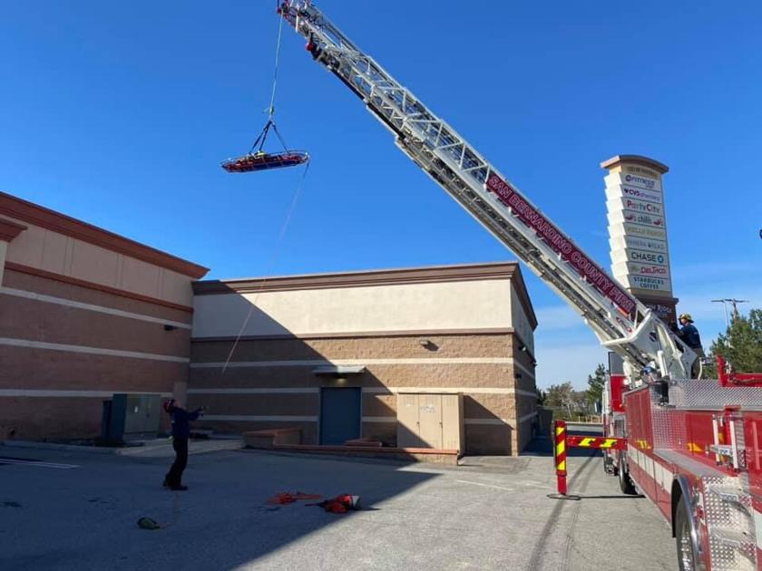 Firefighters rescue man who was experiencing medical ...