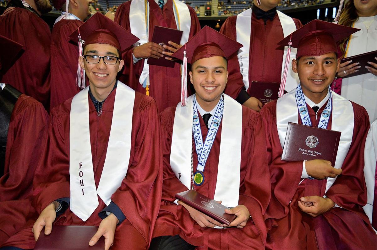 Fontana High School seniors are enthusiastic about graduating; see