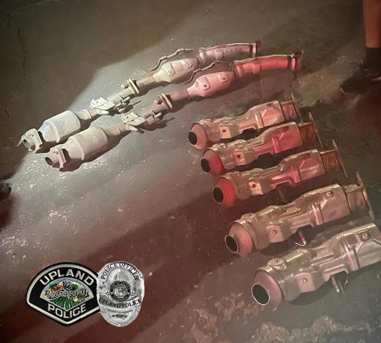 Three suspects who were allegedly stealing catalytic converters are