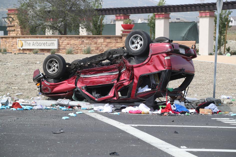 Person is injured in rollover crash in Fontana on April 27 ...