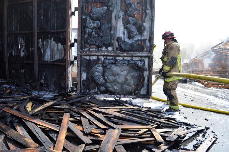 Man suffers burns when fire erupts at pallet yard in Fontana on April 6 ...