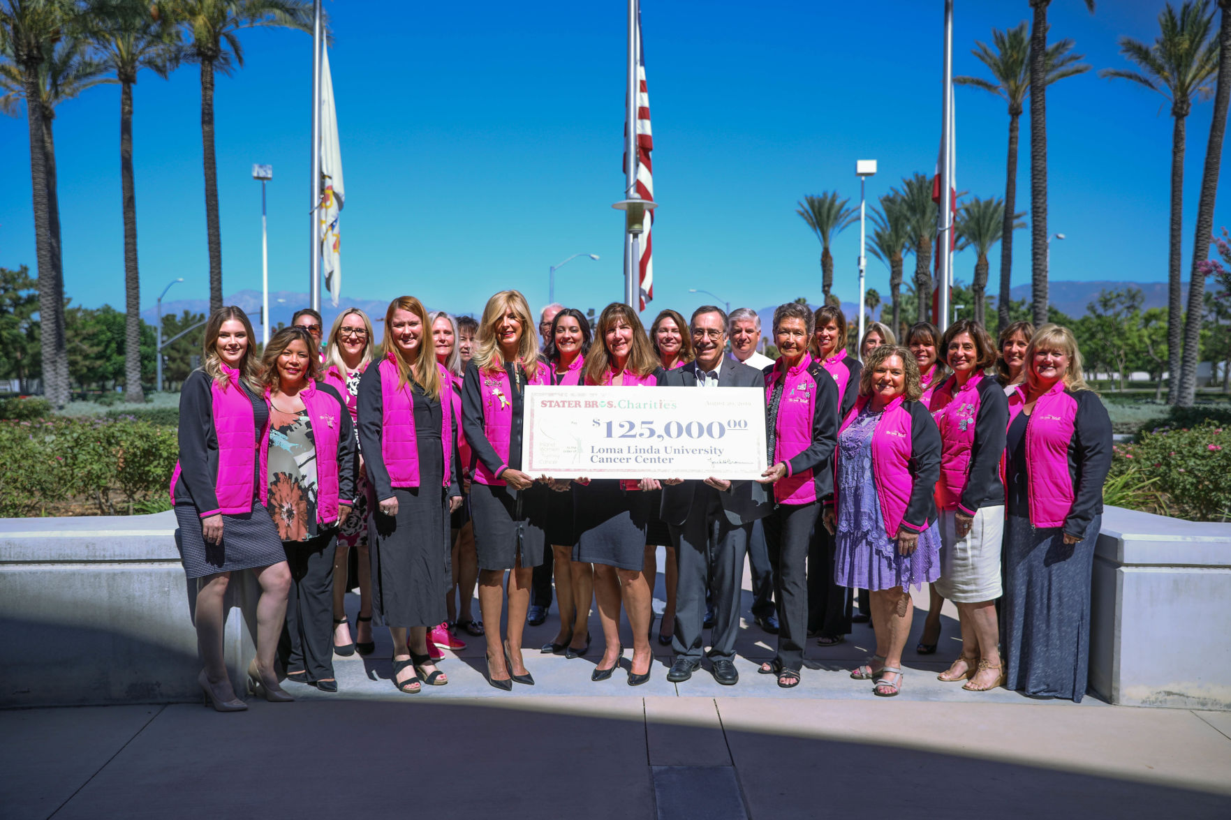 Stater Bros. Charities and Inland Women Fighting Cancer donate $125,000 to Loma Linda University 