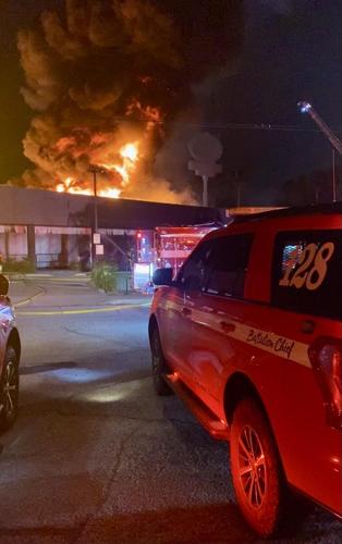 Two-alarm fire damages large building in San Bernardino | Inland Empire ...