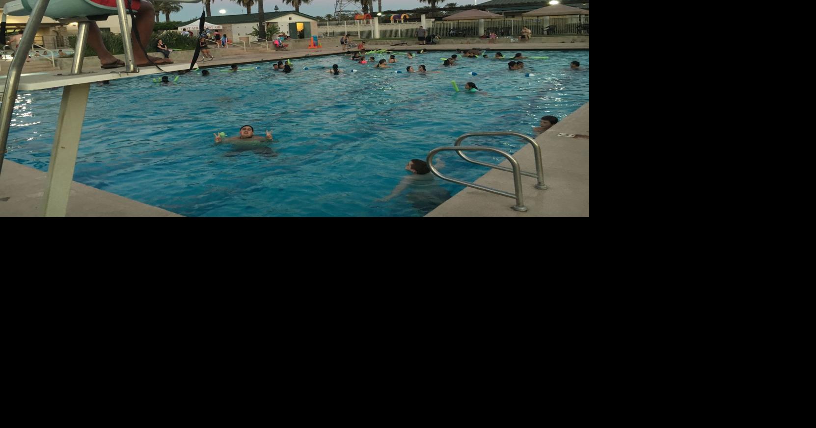 Recreational swimming and special events offered at Fontana's pools Entertainment