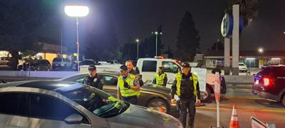 One person is arrested during DUI checkpoint in Fontana on Oct. 27 ...