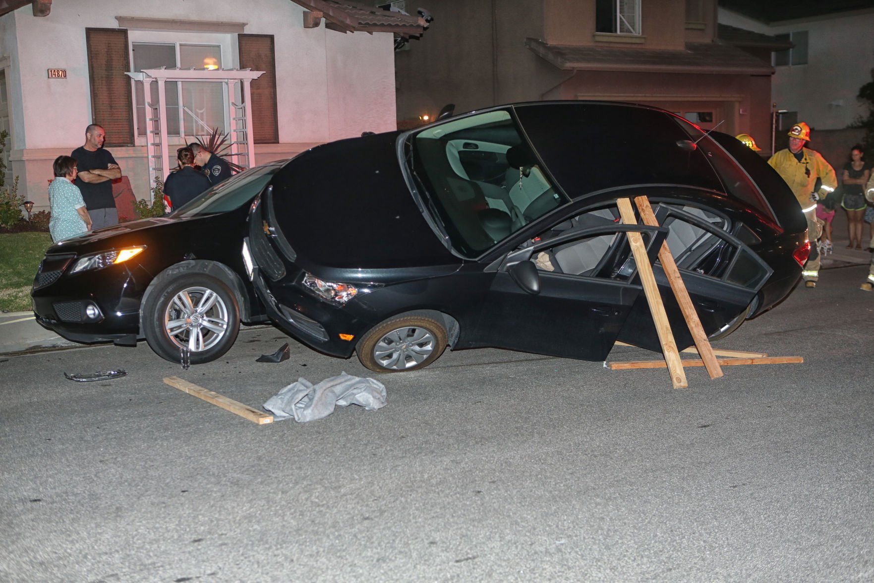 One Person Is Extricated From Vehicle After Collision In Fontana | News ...