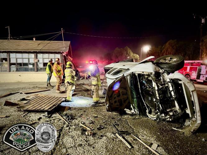 Intoxicated driver is arrested after crashing vehicle in Upland ...
