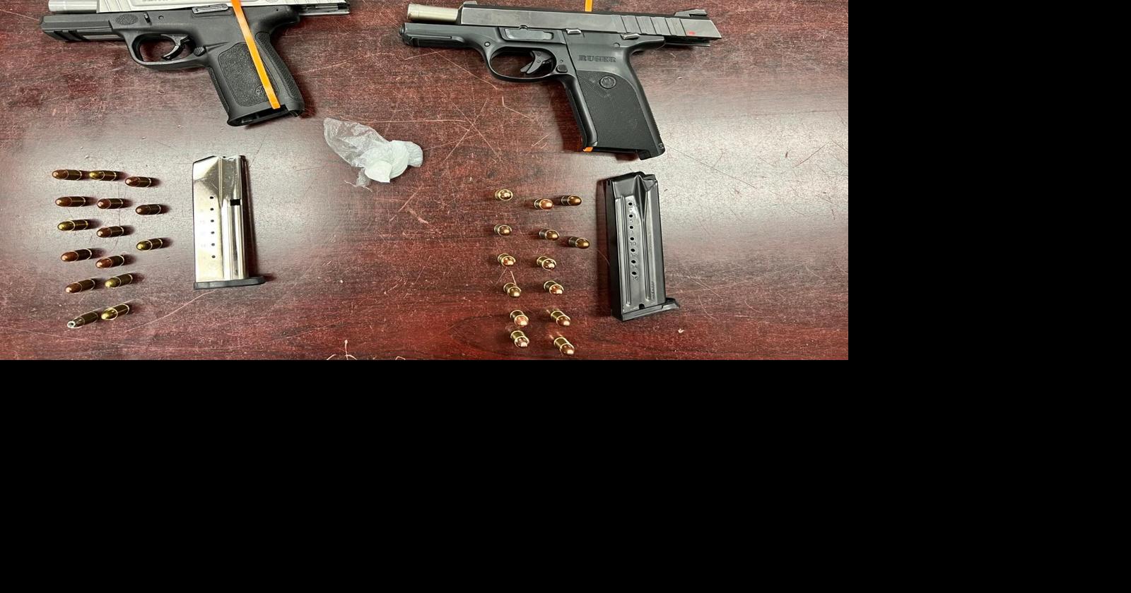 San Bernardino officers seize weapons from suspects during recent