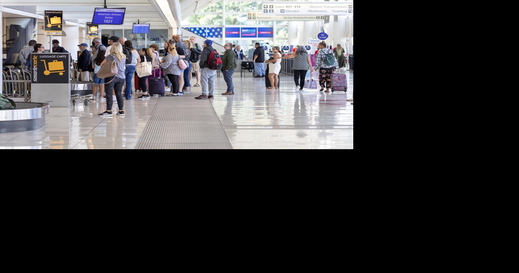 ONT International Airport passenger rate increases 3.7% in January