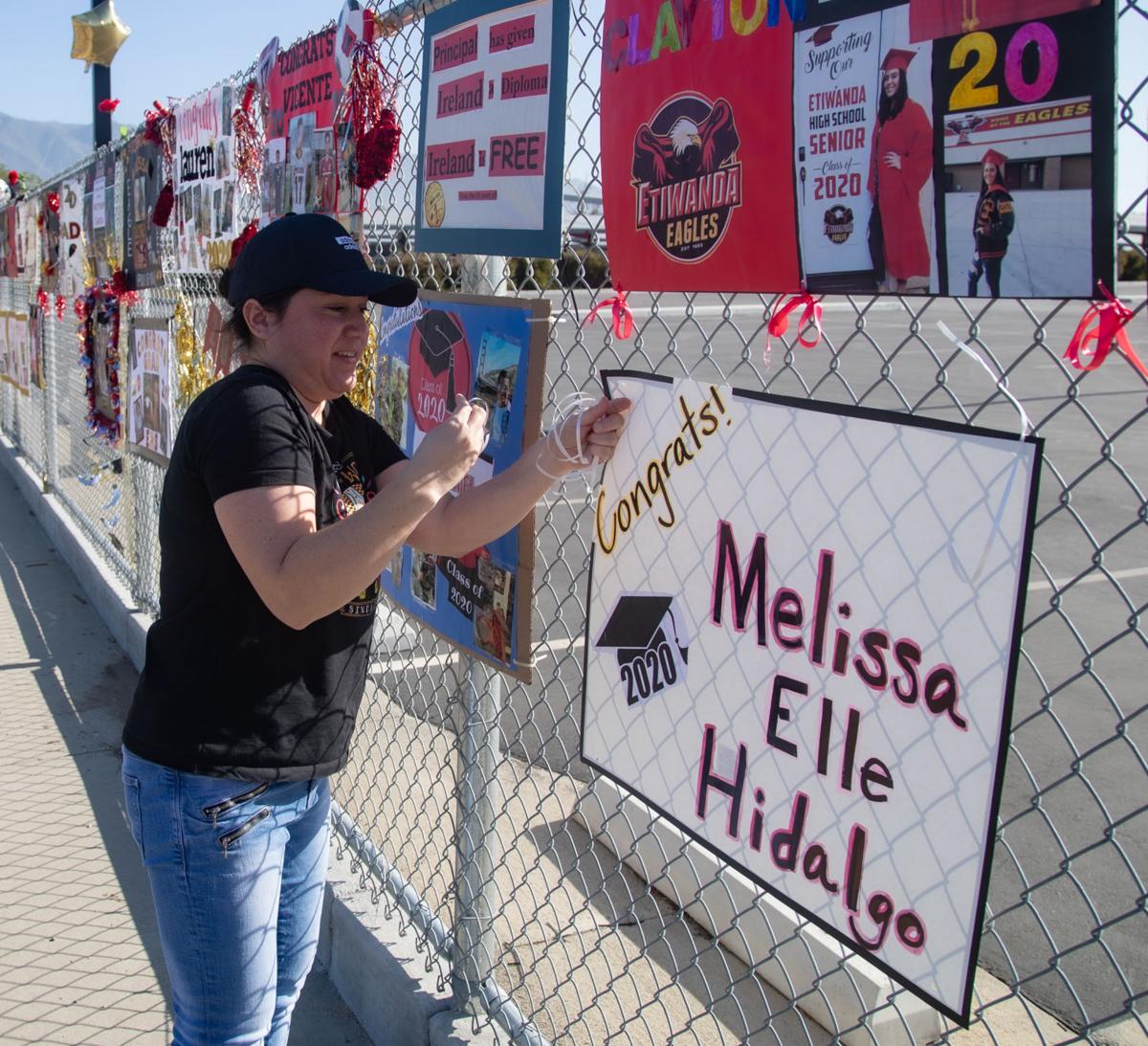 Etiwanda High School parents honor the graduating class of 2020