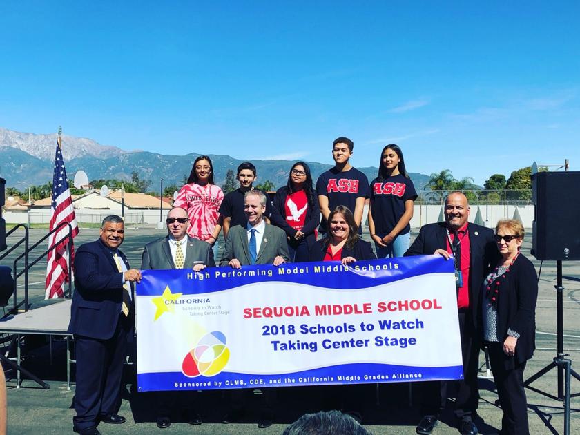 Sequoia Middle School is again honored by state for being a 'School to