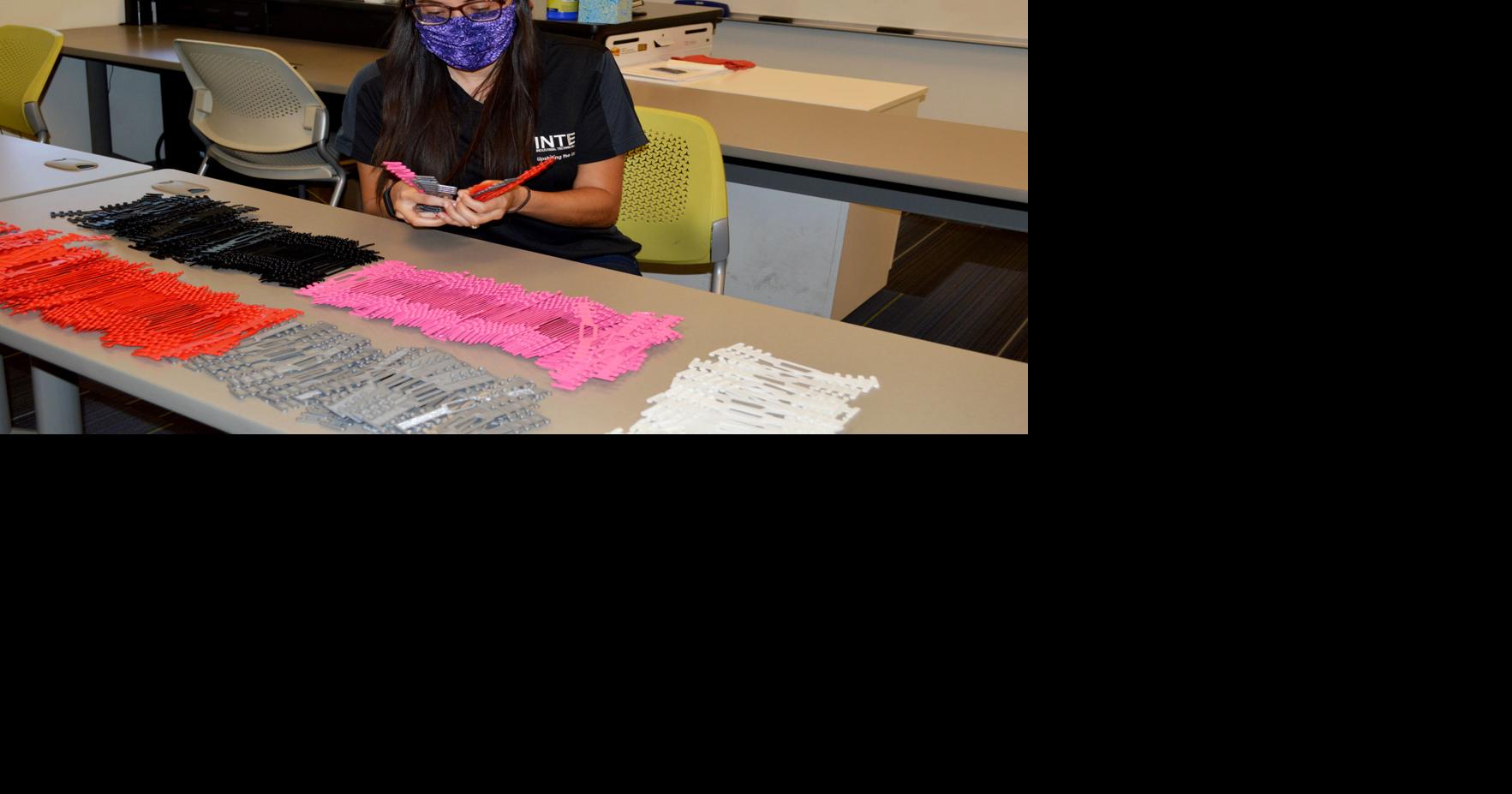 Chaffey College InTech Center produces 1,850 mask ear protectors for